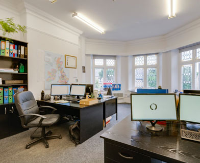Interior office space at Redlands Business Centre Sheffield